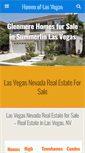 Mobile Screenshot of homes-of-las-vegas.com